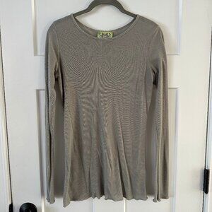 Vintage Juicy Couture Y2K Thermal Waffle Knit Long Sleeve Top
